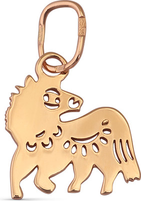 Подвеска из желтого золота Кристалл CA90800226773