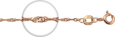 Цепочка из красного золота Кристалл CA94900226773 (55см)