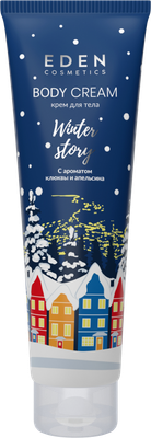 Крем для тела Eden Winter story Blue с ароматом клюквы и апельсина (150мл)