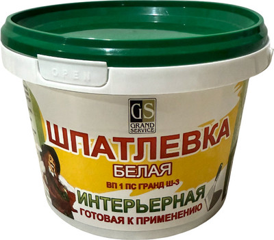 Шпатлевка Гранд-Сервис Ш-3 Интерьерная (1кг)