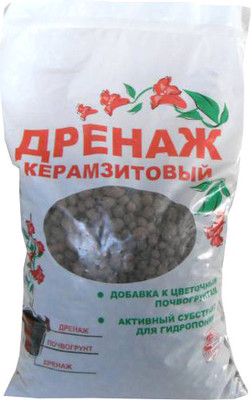 Дренаж для растений Гранд-Сервис Керамзитовый (2л)
