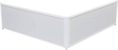 Экран для душевого поддона МетаКам 90x90 / ЭДS_006446 (2 стенки)