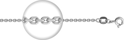 Цепочка из белого золота Кристалл CB08200226773 (40см)