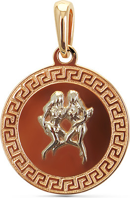 Подвеска из желтого золота Кристалл CD75900226773