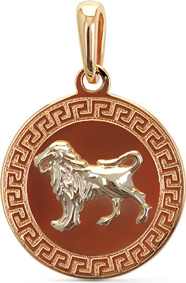 Подвеска из желтого золота Кристалл CD78000226773