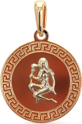 Подвеска из желтого золота Кристалл CD76500226773