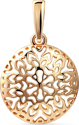 Подвеска из желтого золота Кристалл CH84900226773