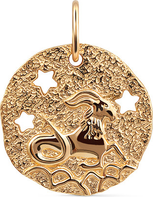 Подвеска из желтого золота Кристалл CJ42100226773