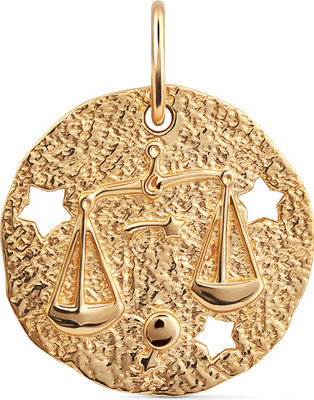 Подвеска из желтого золота Кристалл CJ41200226773