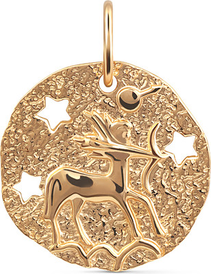 Подвеска из желтого золота Кристалл CJ41300226773