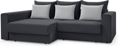 Диван угловой Mio Tesoro Модена 431.02 (графитовый 1481)