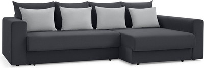 Диван угловой Mio Tesoro Модена 431.03 (графитовый 1481)