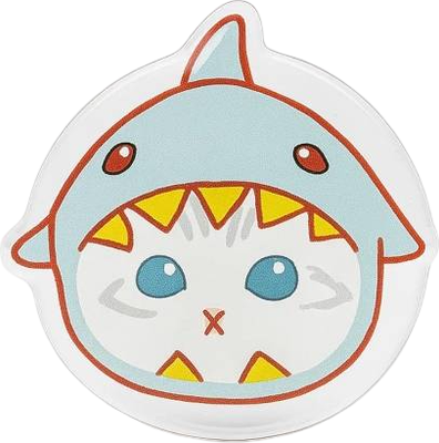 Попсокет ILikeGift Shark cat 5783675