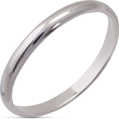 Кольцо обручальное из белого золота Кристалл CB02100226773 (р.24)