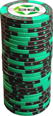 Набор фишек для покера Partida Black Stars / BlackStars25 (25шт)