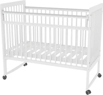 Детская кроватка Bambini 16.20.16.03 (белый лак)