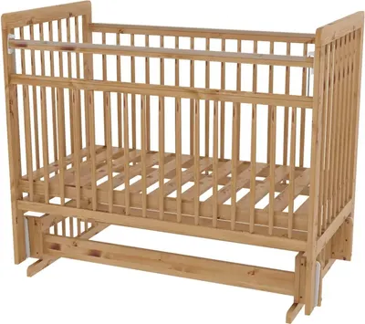 Детская кроватка Bambini 16.20.16.05 (мультимаятник, браун)