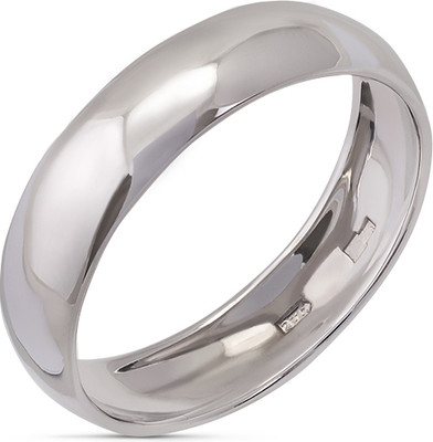 Кольцо обручальное из белого золота Кристалл CA79800226773 (р.16)