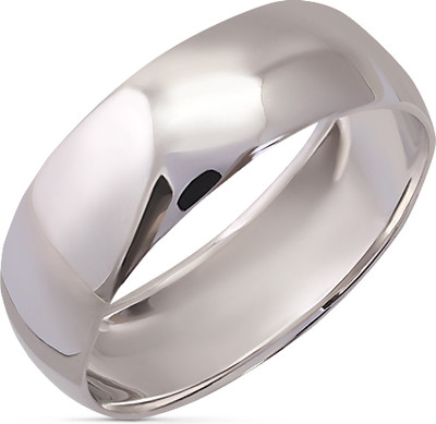 Кольцо обручальное из белого золота Кристалл CB04200226773 (р.13.5)