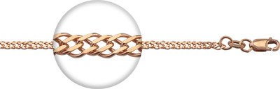 Браслет из желтого золота Кристалл CA86600226773 (р.18)