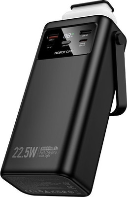 Портативное зарядное устройство Borofone BJ65 30000mAh (черный)