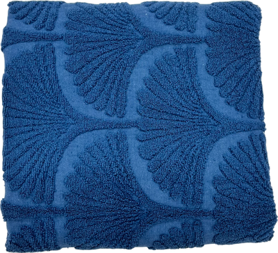 Полотенце Торнеро Махровое 50х90 / А950-110 М1 (ракушка, темно-синий)