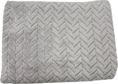 Полотенце Торнеро Елка Банное 70x140 / ЕБ03 B (серый)