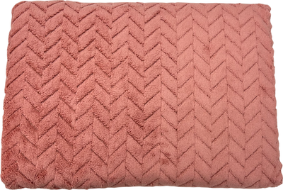 Полотенце Торнеро Елка Банное 70x140 / ЕБ03 D (розовый)