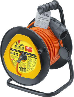 Удлинитель на катушке Navigator NPE-LM-30-X-2x0.75 / 93915