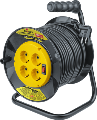 Удлинитель на катушке Navigator NPE-R-04-40-E-3x1 / 93909