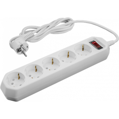 Сетевой фильтр Онлайт OSP-05-500-ESC-3x0.75-WH / 90781