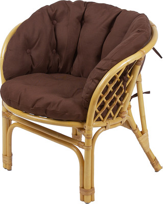 Кресло садовое Мебель Солнца Багама 01/17В (мед/бордово-коричневый)