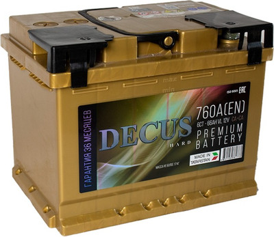 Автомобильный аккумулятор DECUS (1) 700A L2 6СТ-66 / 066 255 K01 D (66 А/ч)