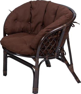 Кресло садовое Мебель Солнца Багама 01/17В (темно-коричневый/бордово-коричневый)