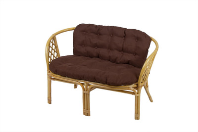 Диван садовый Мебель Солнца Багама 01/17С (мед/коричневый)