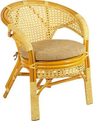 Кресло садовое Мебель Солнца Пеланги 02/15В (мед/бежевый)