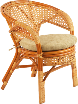 Кресло садовое Мебель Солнца Пеланги 02/15В (коньяк/бежевый)