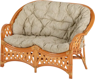 Диван садовый Мебель Солнца Черчилль CBN-С (коньяк/бежевый)