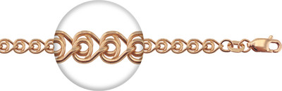 Браслет из желтого золота Кристалл CB90400226773 (р.16)