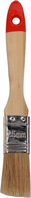 Кисть малярная Toolberg Плоская Классик Эксперт 25мм деревянная рукоятка (натуральная щетина)