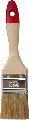 Кисть малярная Toolberg Плоская Классик Эксперт 75мм деревянная рукоятка (натуральная щетина)