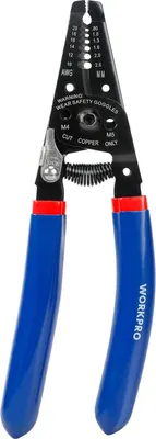 Инструмент для зачистки кабеля Workpro 178мм / WP291004