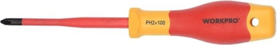 Отвертка Workpro VDE PH2x100мм / WP341009
