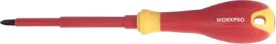 Отвертка Workpro VDE PH0x75мм / WP341027