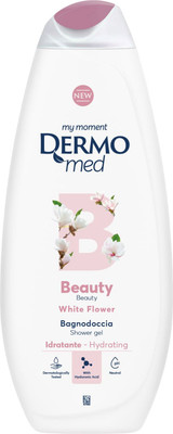 Гель для душа Dermomed Beauty с белым цветком (750мл)