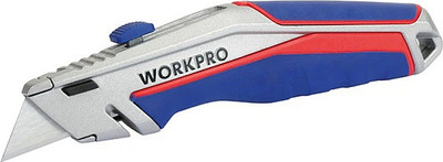 Нож строительный Workpro WP213014