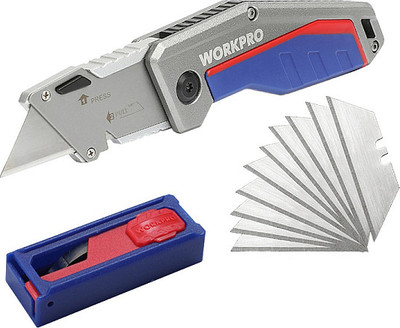 Нож строительный Workpro WP211012