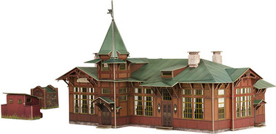 Сборная модель Умная бумага Вокзал Куженкино / 4627081553445