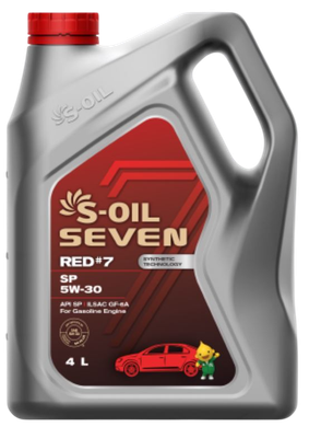 Моторное масло S-Oil Seven 7 Red 7 SP 5W30 / E108300 (4л)