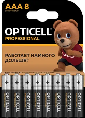 Комплект батареек Opticell Professional AAA 5052008 (8шт)